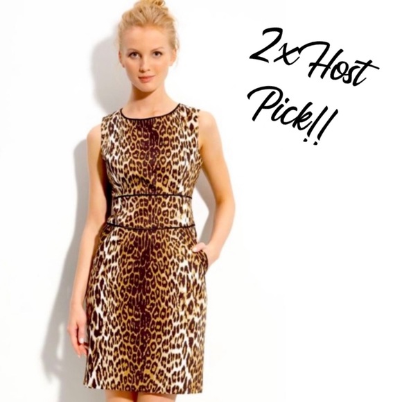 Tahari Woman Dresses & Skirts - 2x HP - Tahari Woman Animal Print Dress - NWT